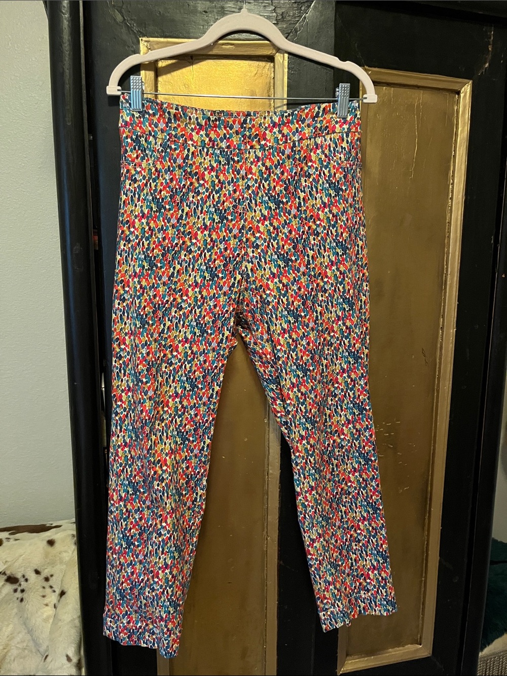 Soft Surroundings watercolor slim pants